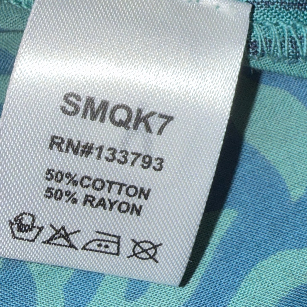 POL Premiere Women’s Teal Patchwork Wide Leg Pants with Accent Panels - Picture 7 of 7